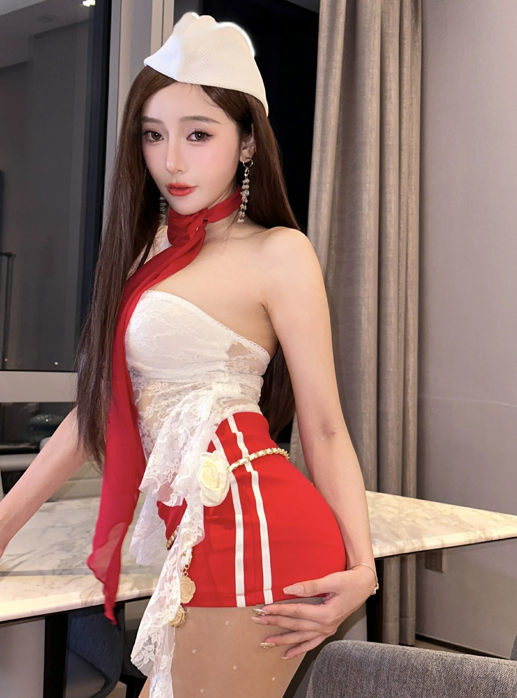 王馨瑶Yanni - 私拍性感白色蕾丝 [72P] 插图6