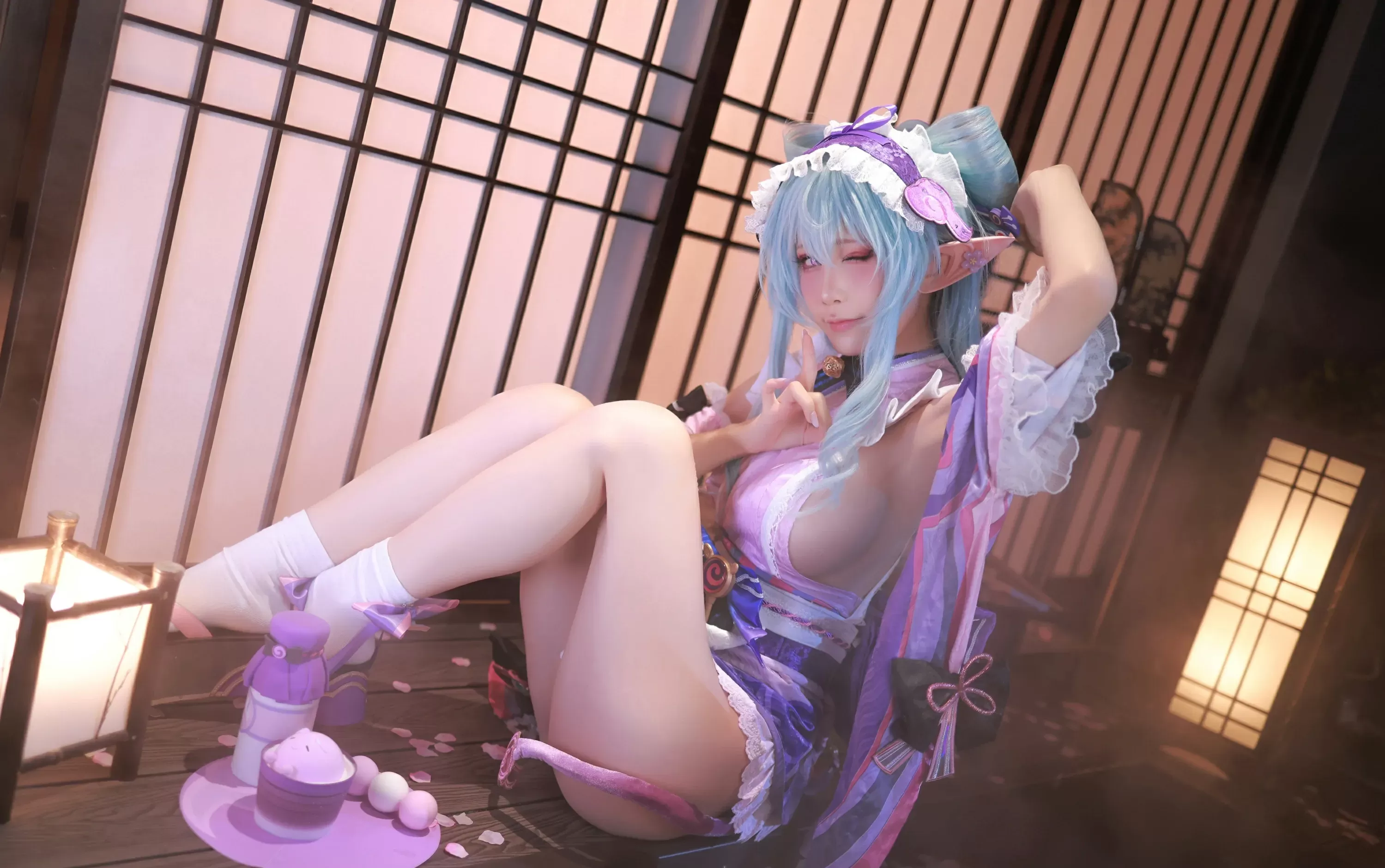 水淼Aqua – 3月梦见月瑞希（原神） [69P]-密资库
